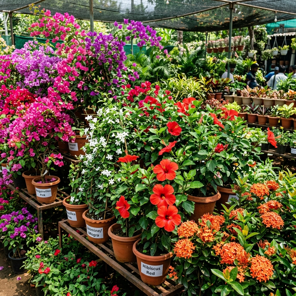 Flowering Plants Nursery Kadiyam